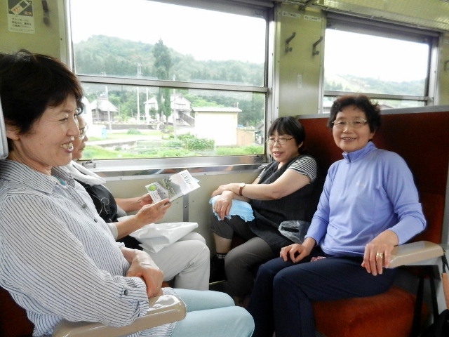 2015/7/18　只見線に乗って　からむし織の里フェアに行こう